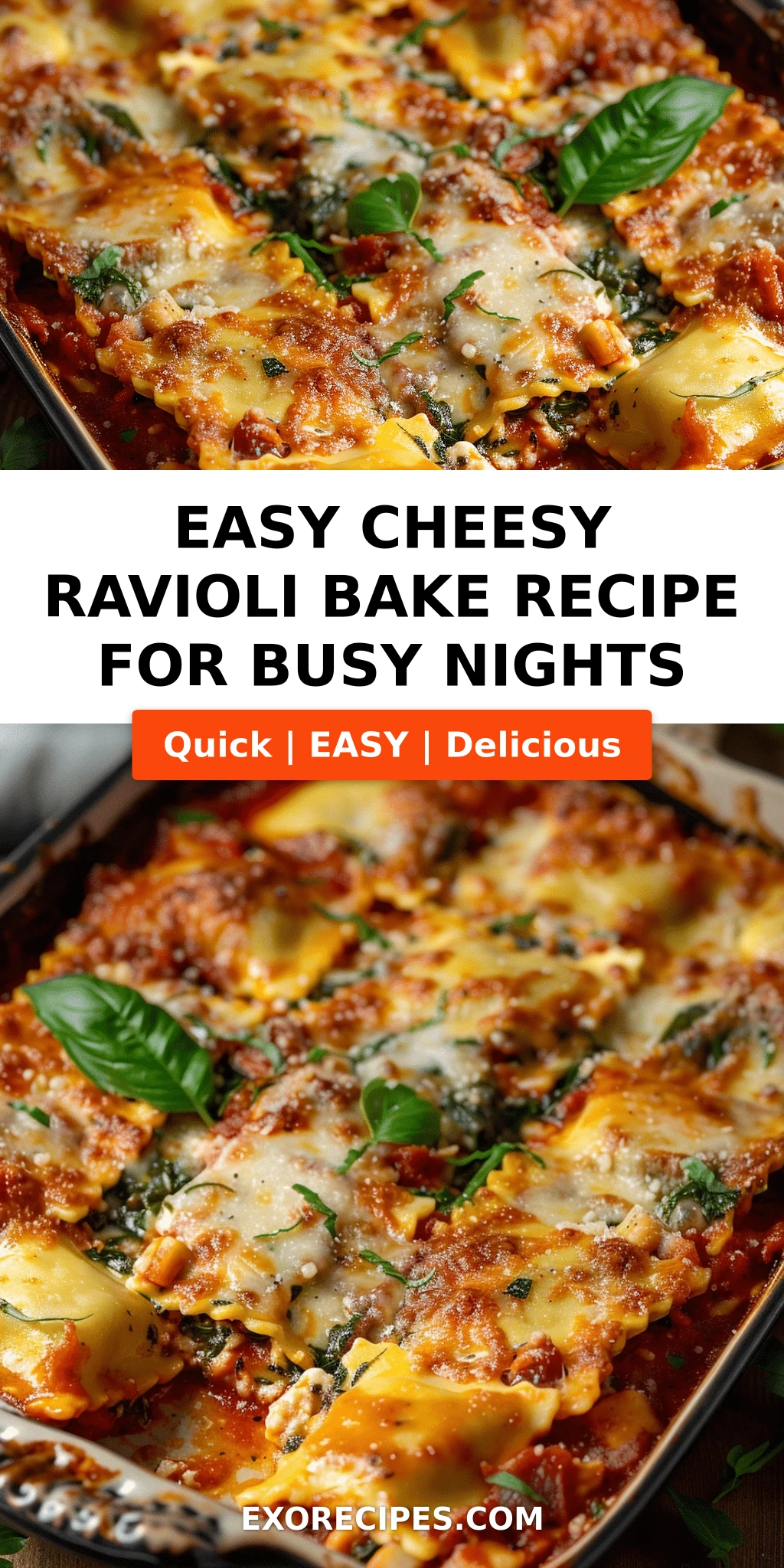 Cheesy Ravioli Bake: Your Go-To Comfort Meal for Busy Nights