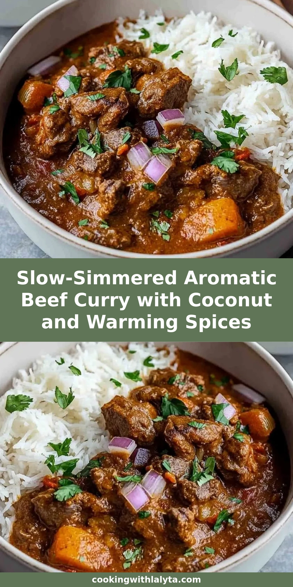 Slow-Simmered Aromatic Beef Curry with Coconut and Warming Spices