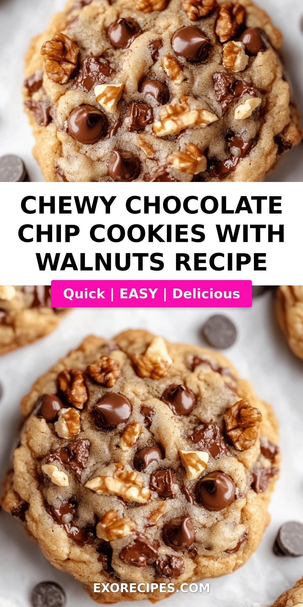 Chewy Chocolate Chip Cookies with Walnuts: The Comfort Dessert