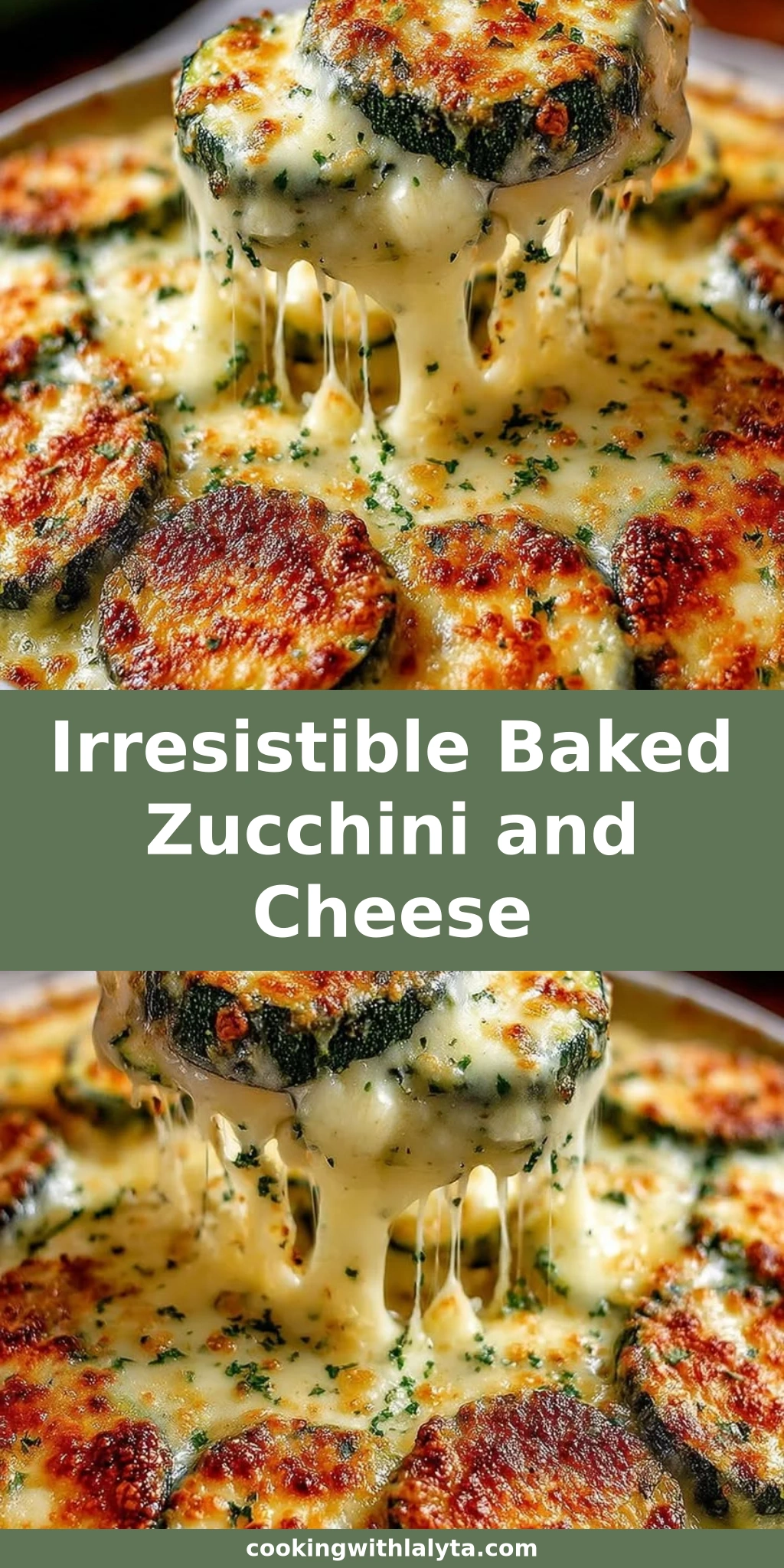 Irresistible Baked Zucchini and Cheese