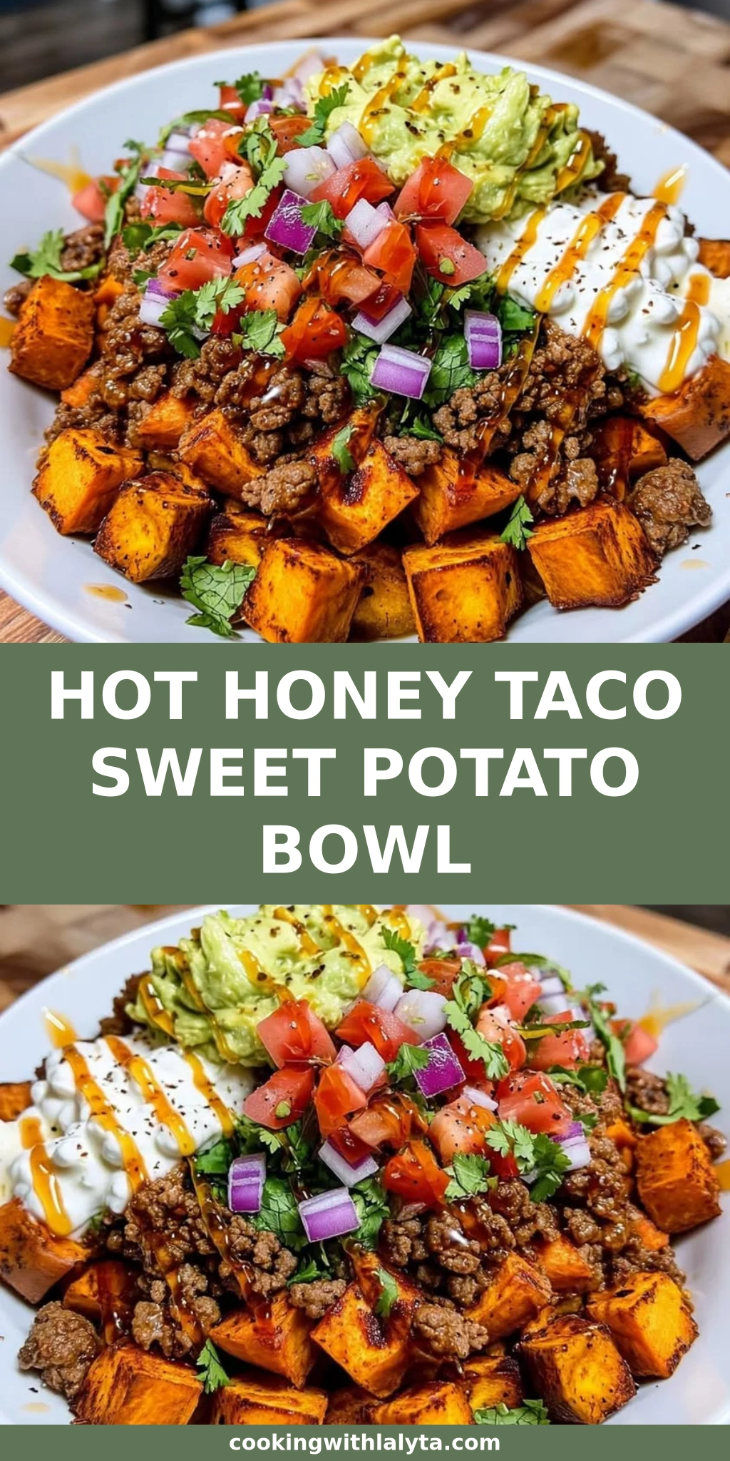 HOT HONEY TACO SWEET POTATO BOWL