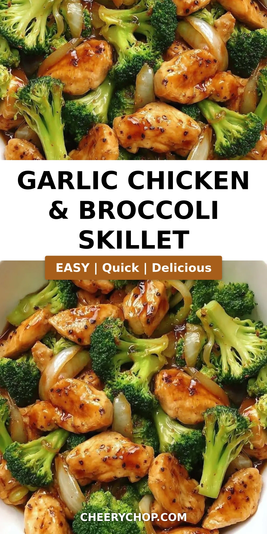 Garlic Chicken & Broccoli Skillet