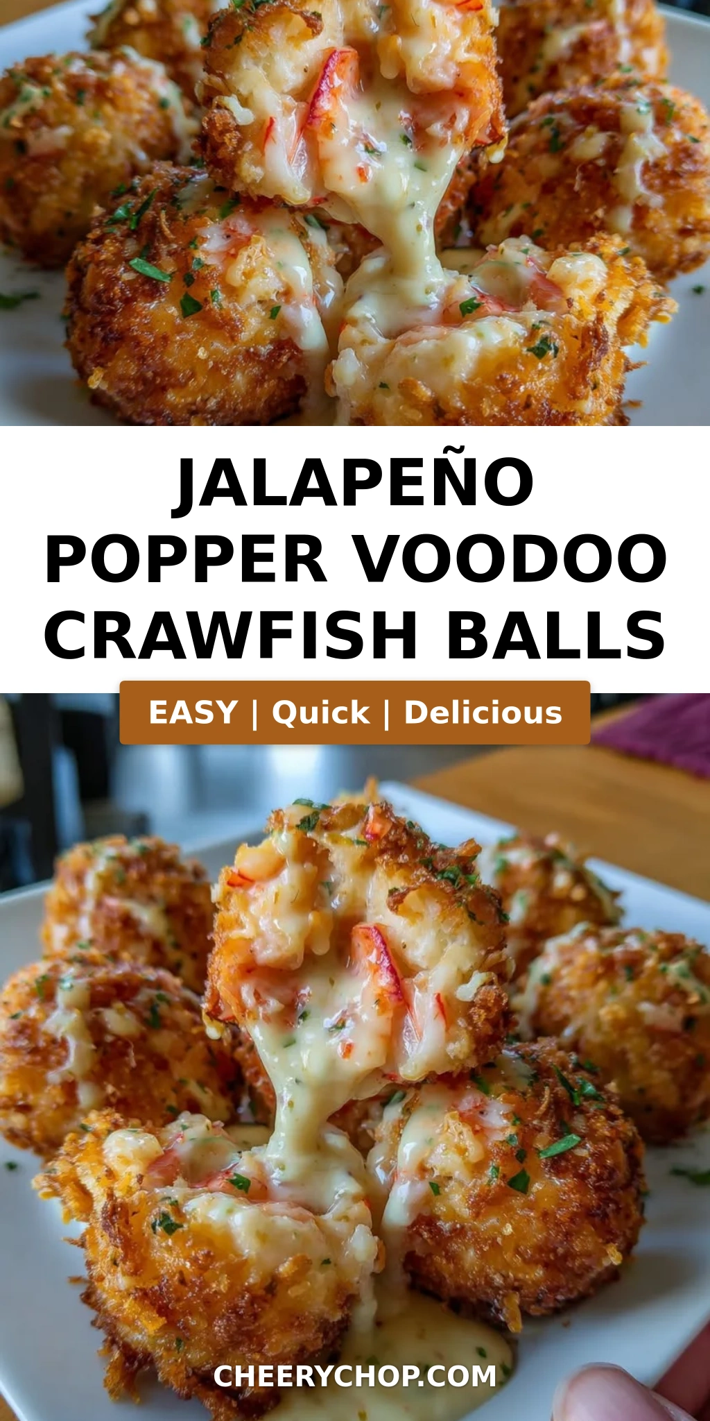 Jalapeño Popper Voodoo Crawfish Balls