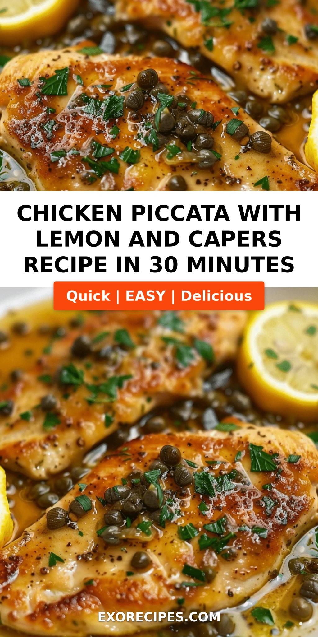 Chicken Piccata with Lemon and Capers: A Zesty Twist on a Classic Favorite