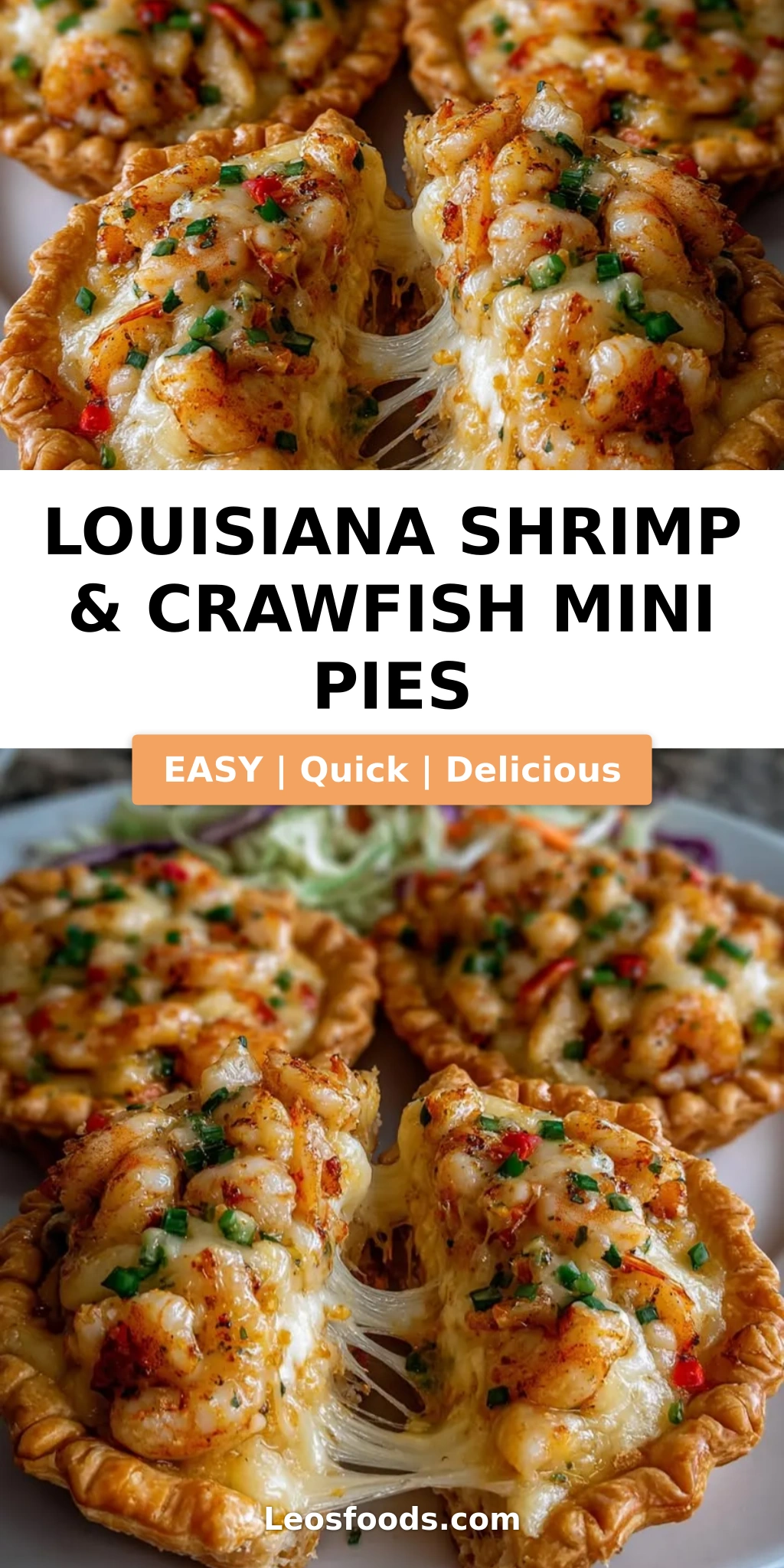 Louisiana Shrimp & Crawfish Mini Pies
