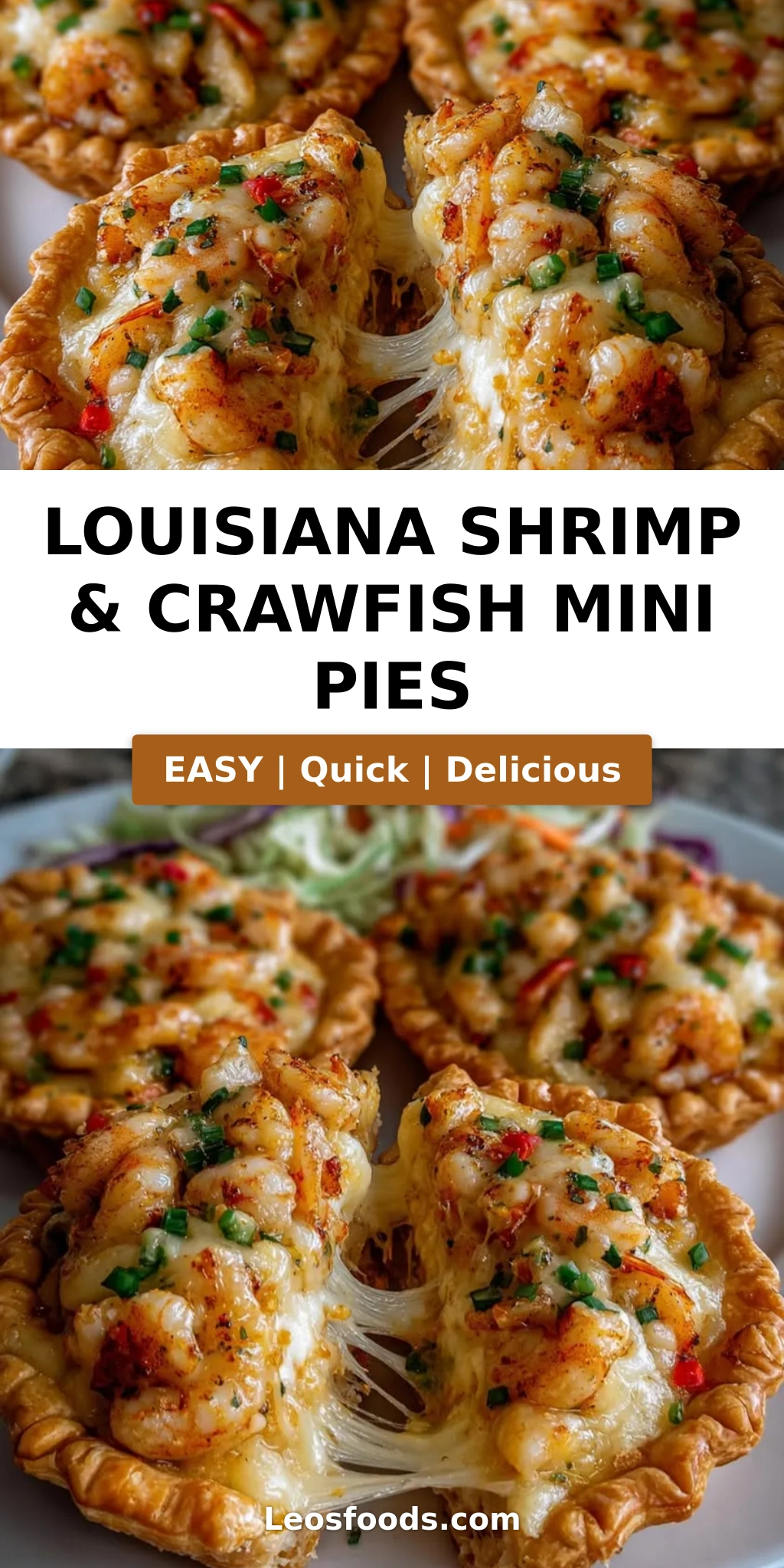 Louisiana Shrimp & Crawfish Mini Pies