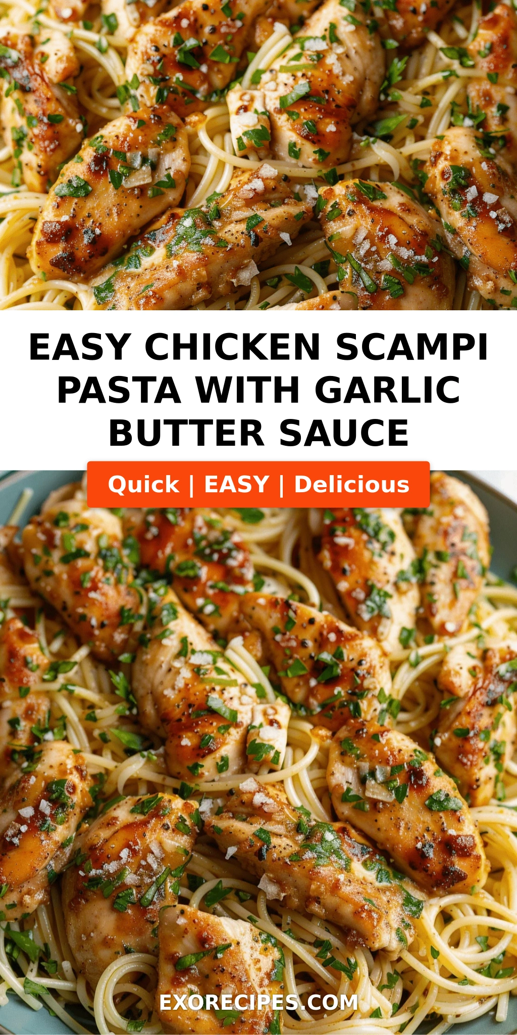 Chicken Scampi Pasta