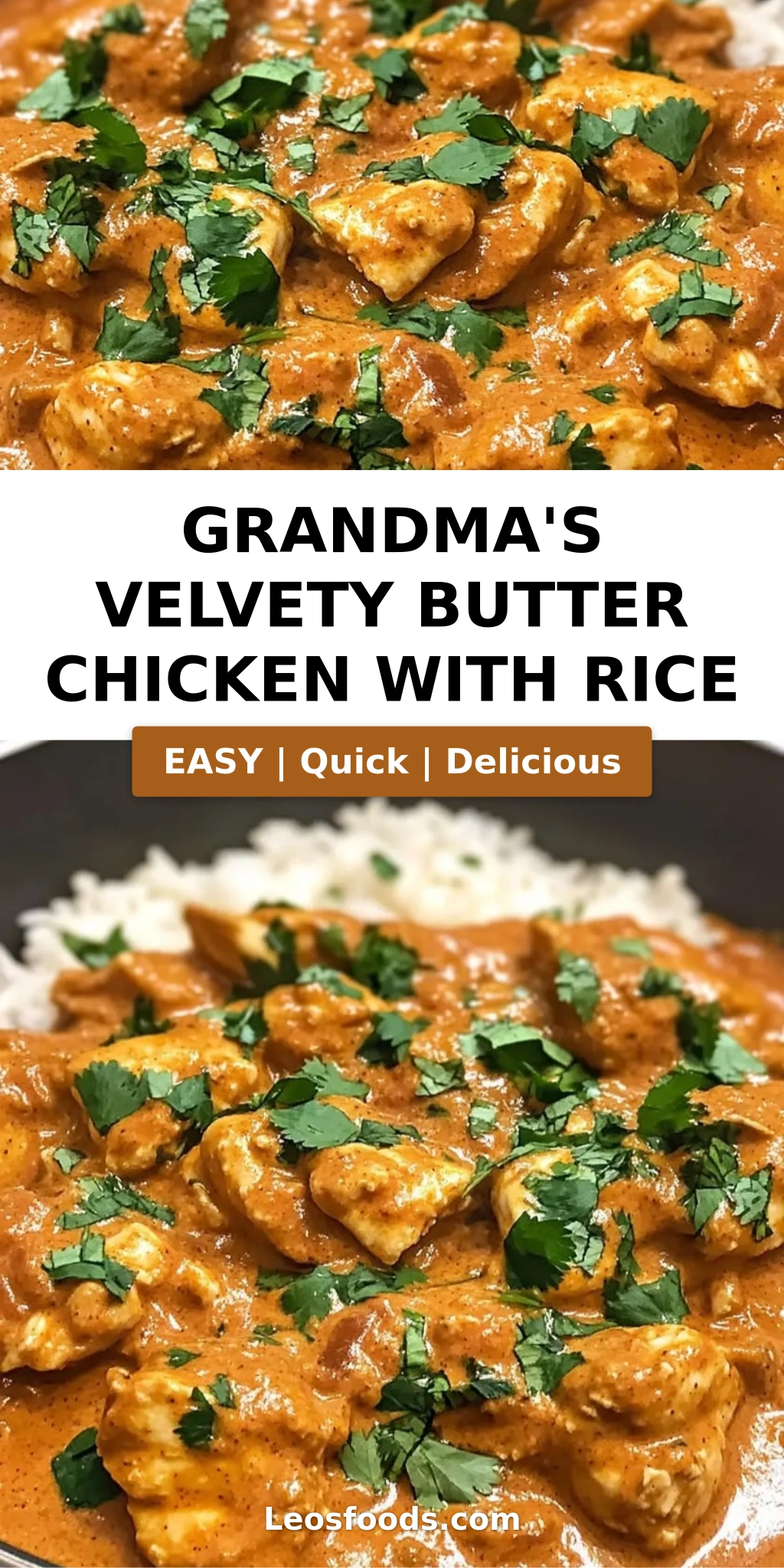 Grandma's Velvety Butter Chicken with Rice