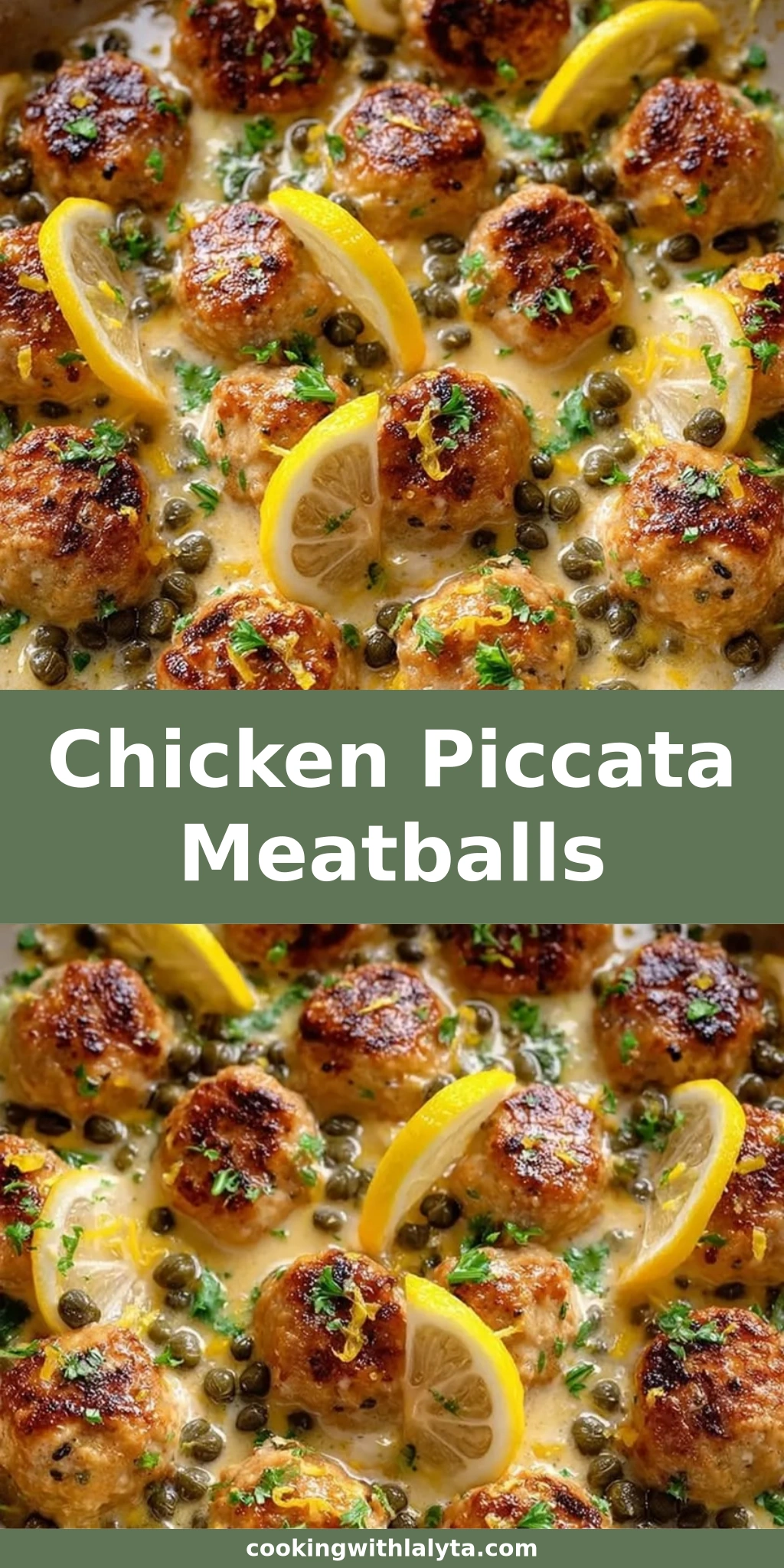 Chicken Piccata Meatballs