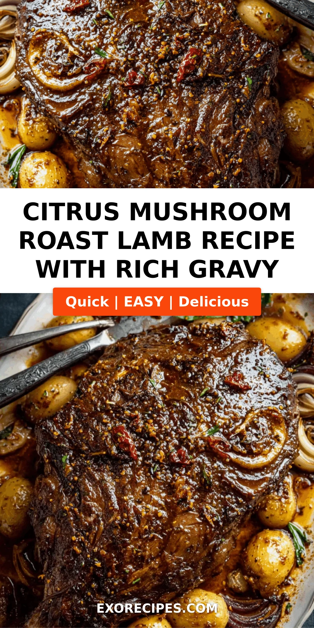 Citrus Mushroom Roast Lamb: A Flavorful Feast for Every Occasion