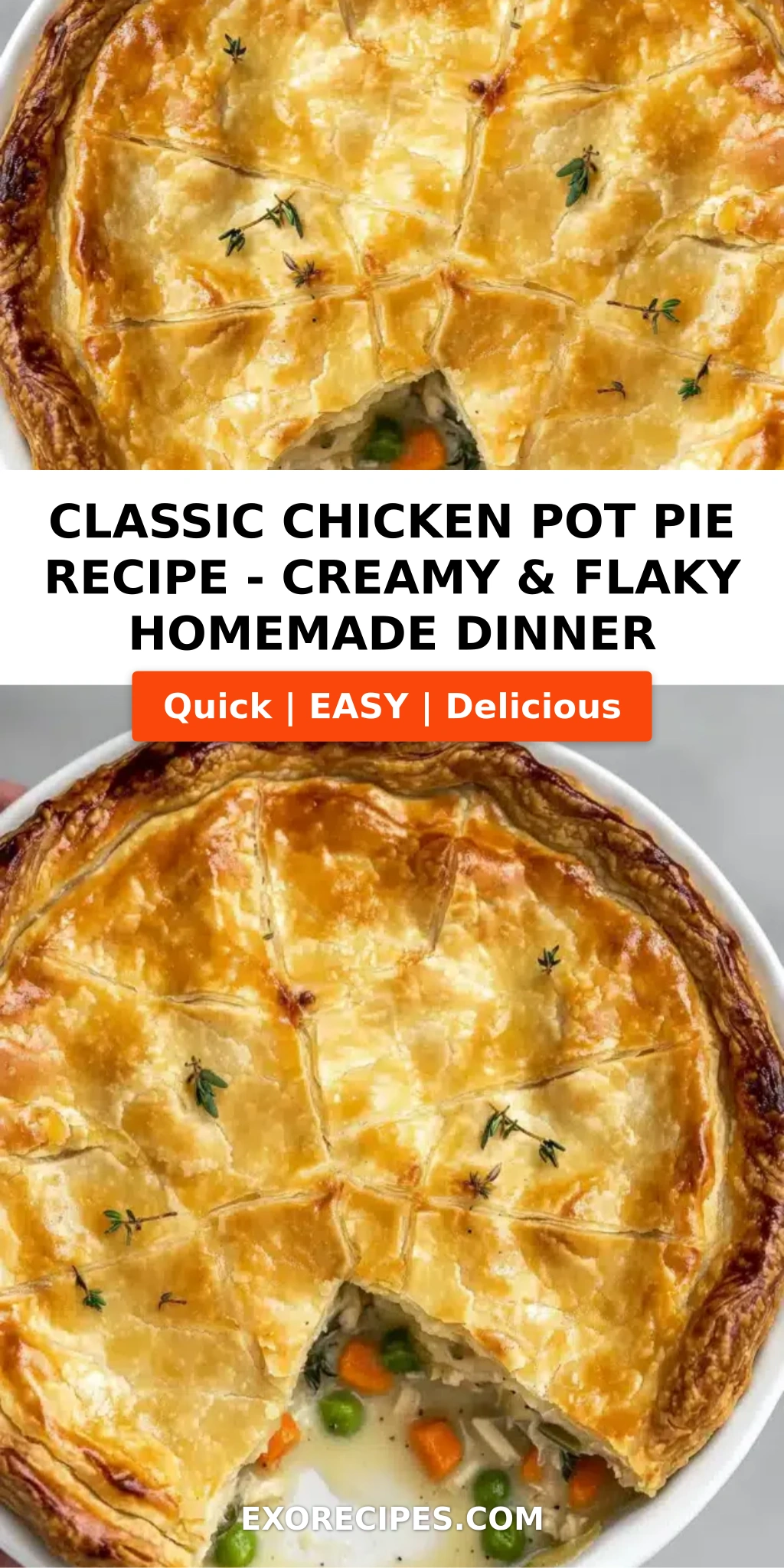 Classic Chicken Pot Pie Recipe
