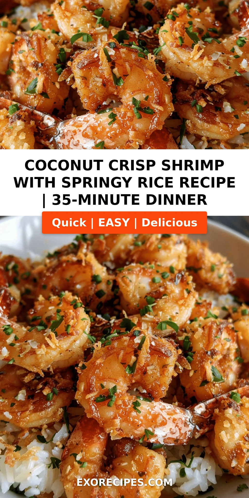 Coconut Crisp Shrimp with Springy Rice: A Crunchy, Zesty Escape for Your Weeknight Table