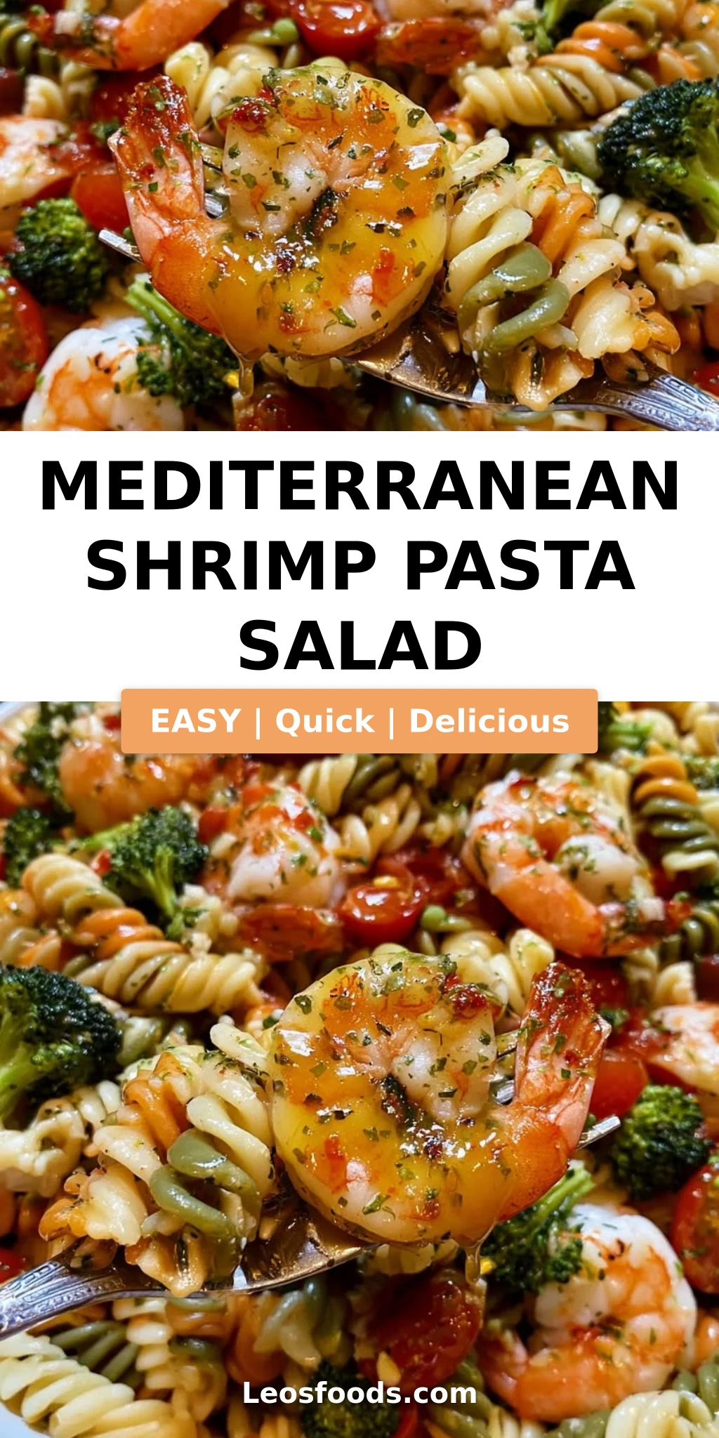 Mediterranean Shrimp Pasta Salad