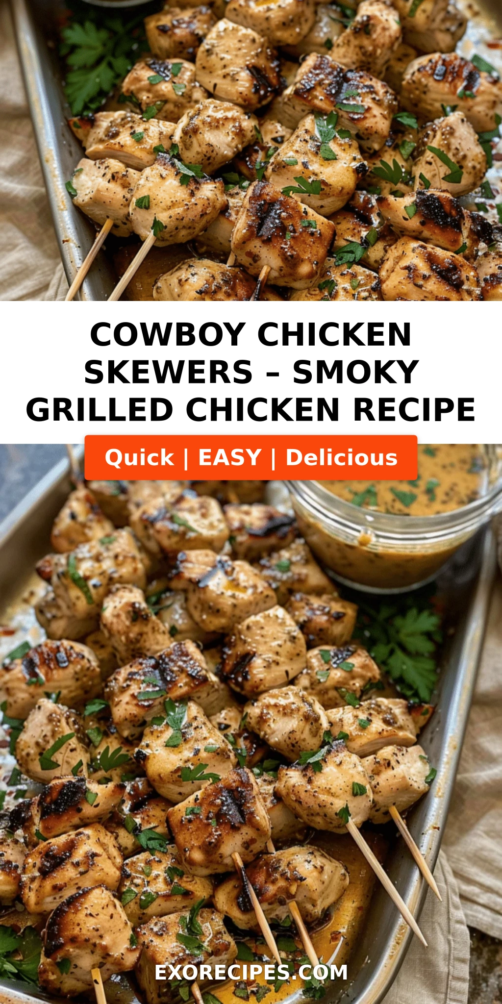 Cowboy Chicken Skewers
