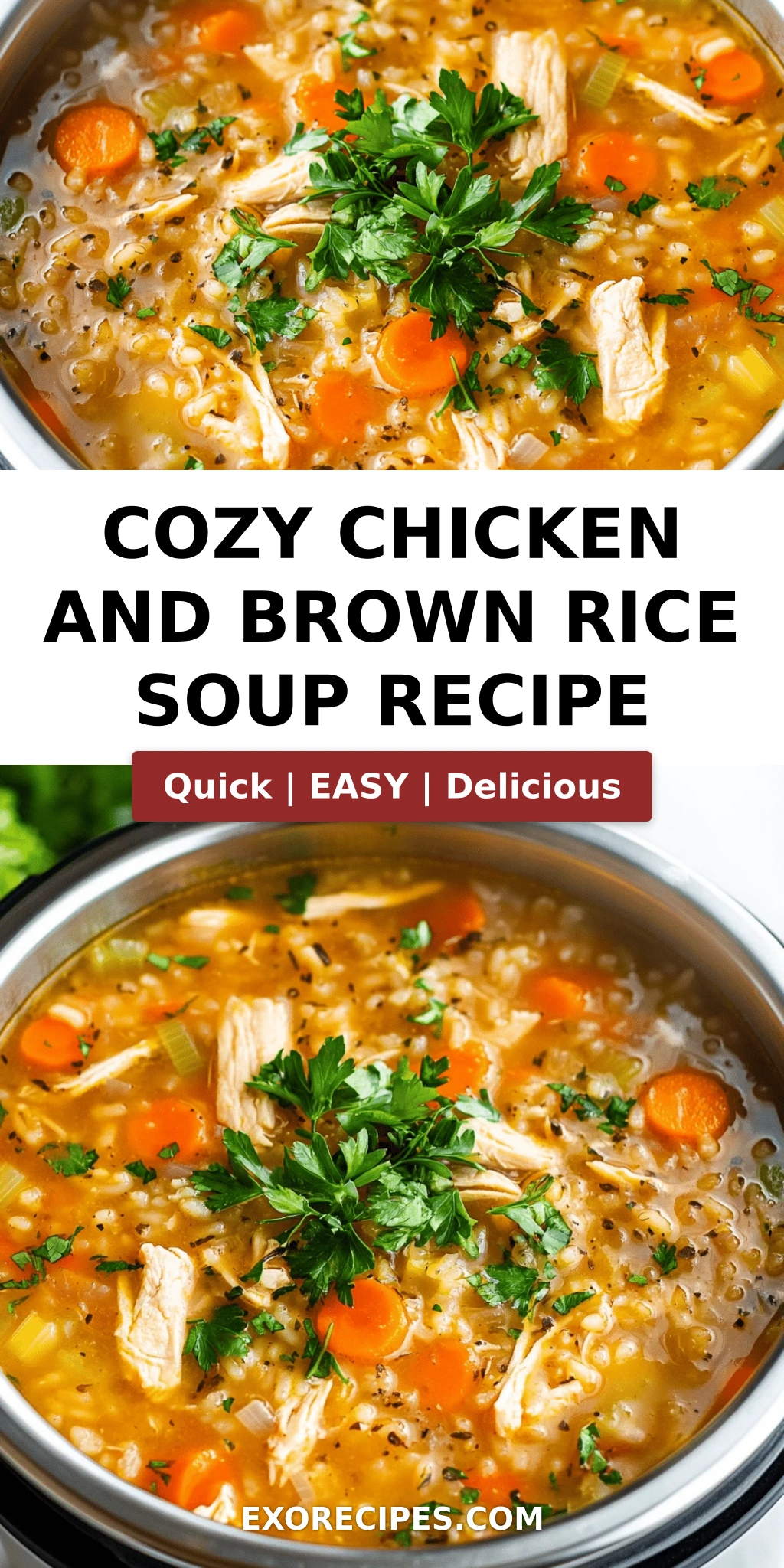 Cozy Chicken and Brown Rice Soup: The Ultimate Comfort Food Recipe