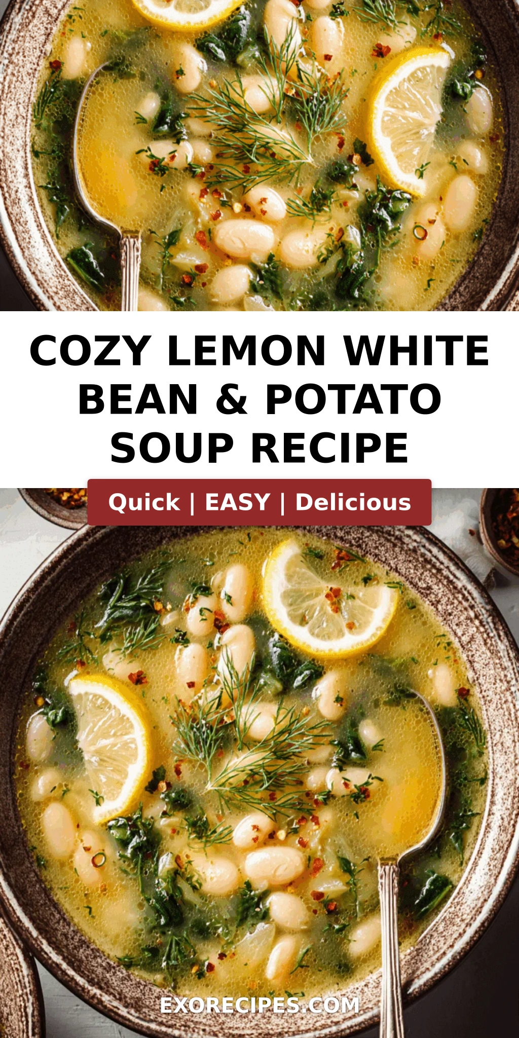 Cozy Lemon White Bean & Potato Soup: Bright, Creamy Comfort in Every Spoonful