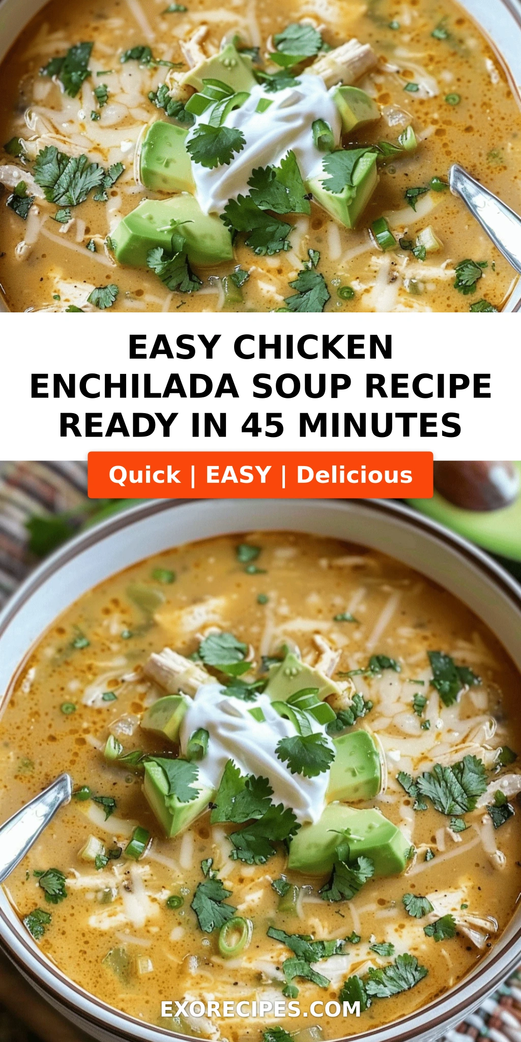 Cozy Up with Our Chicken Enchilada Soup