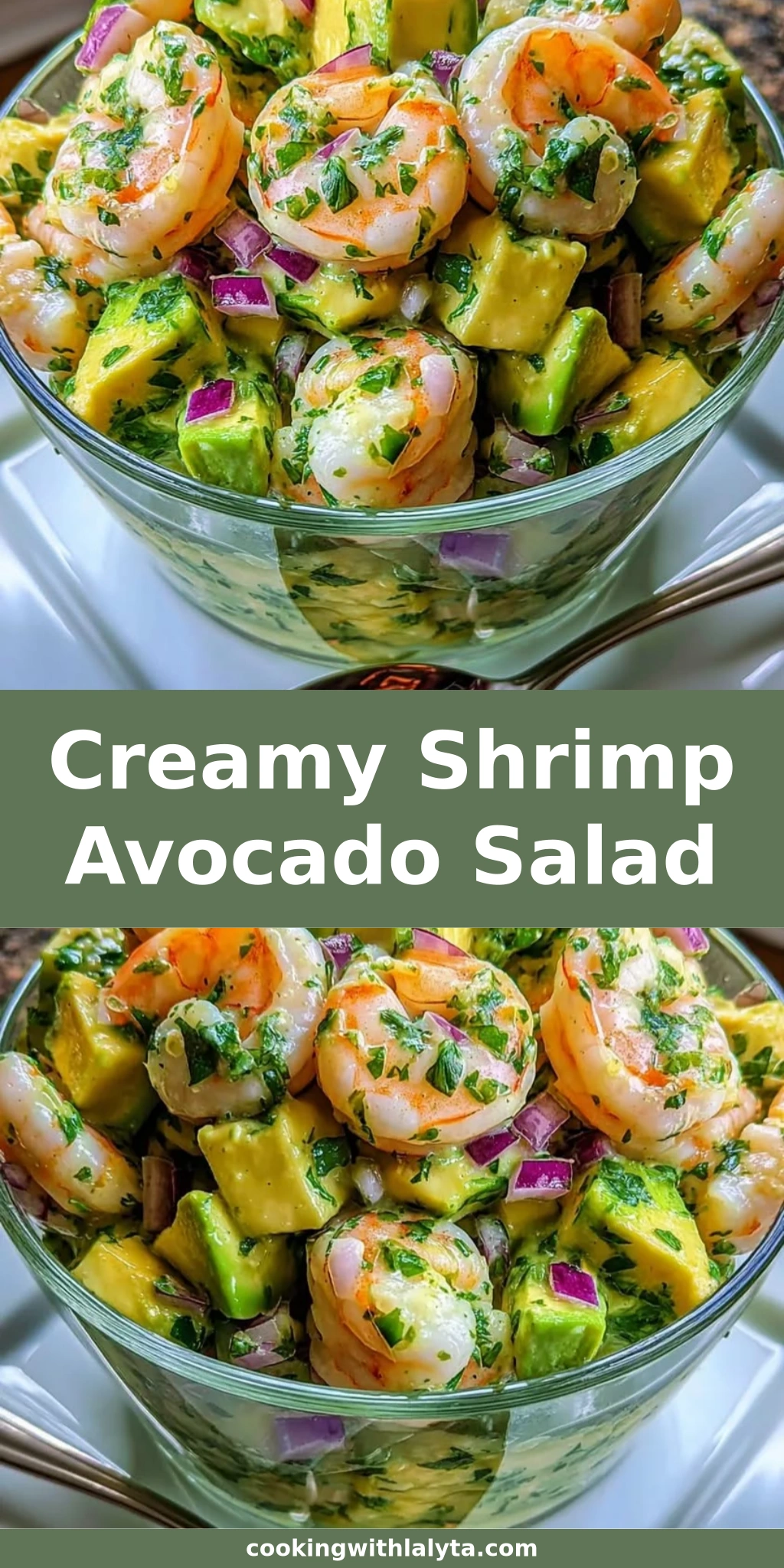 Creamy Shrimp Avocado Salad
