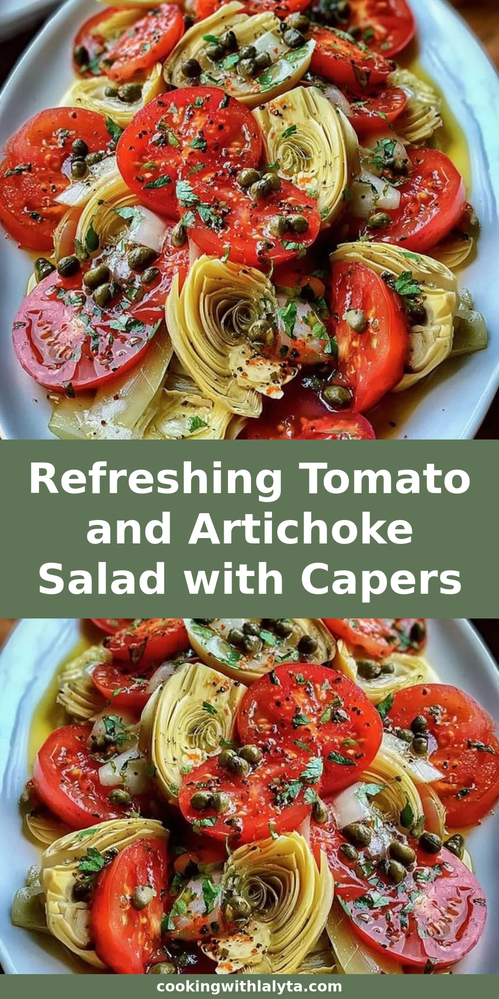 Refreshing Tomato and Artichoke Salad with Capers