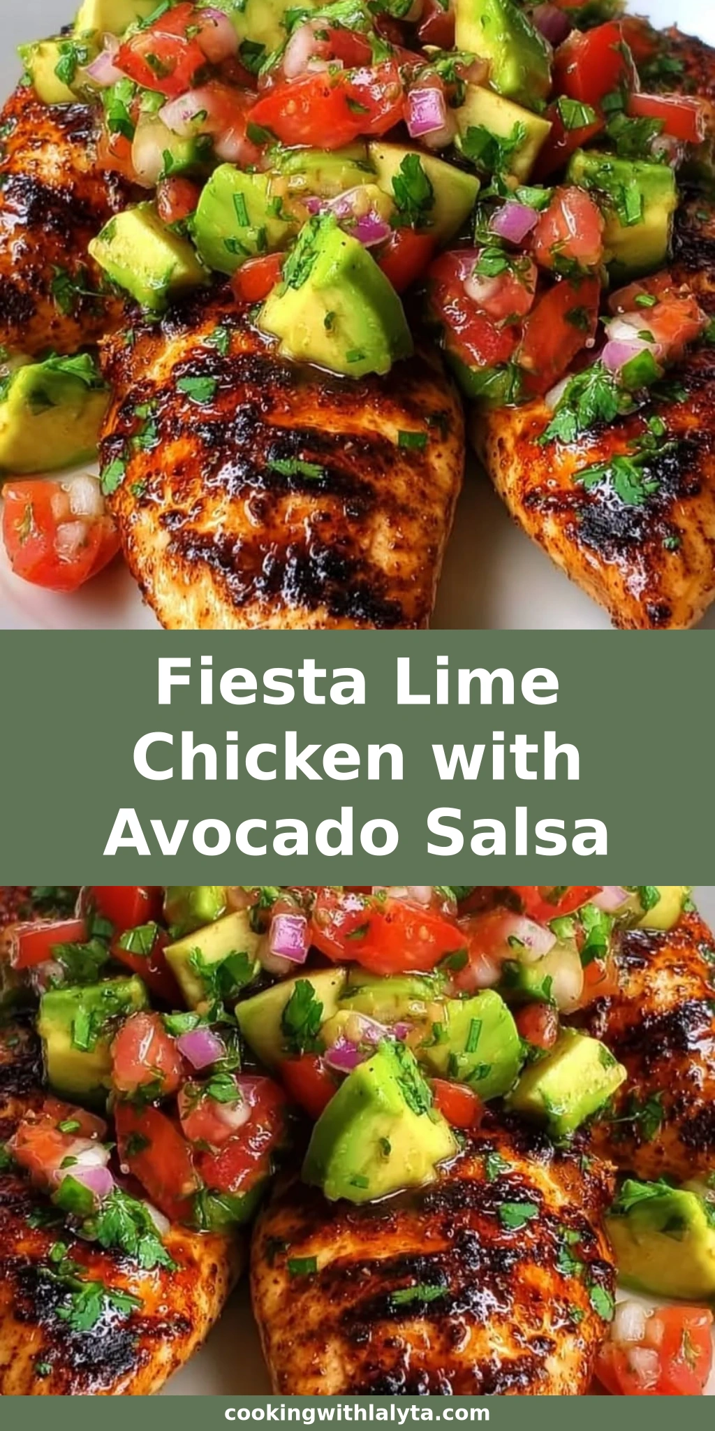 Fiesta Lime Chicken with Avocado Salsa