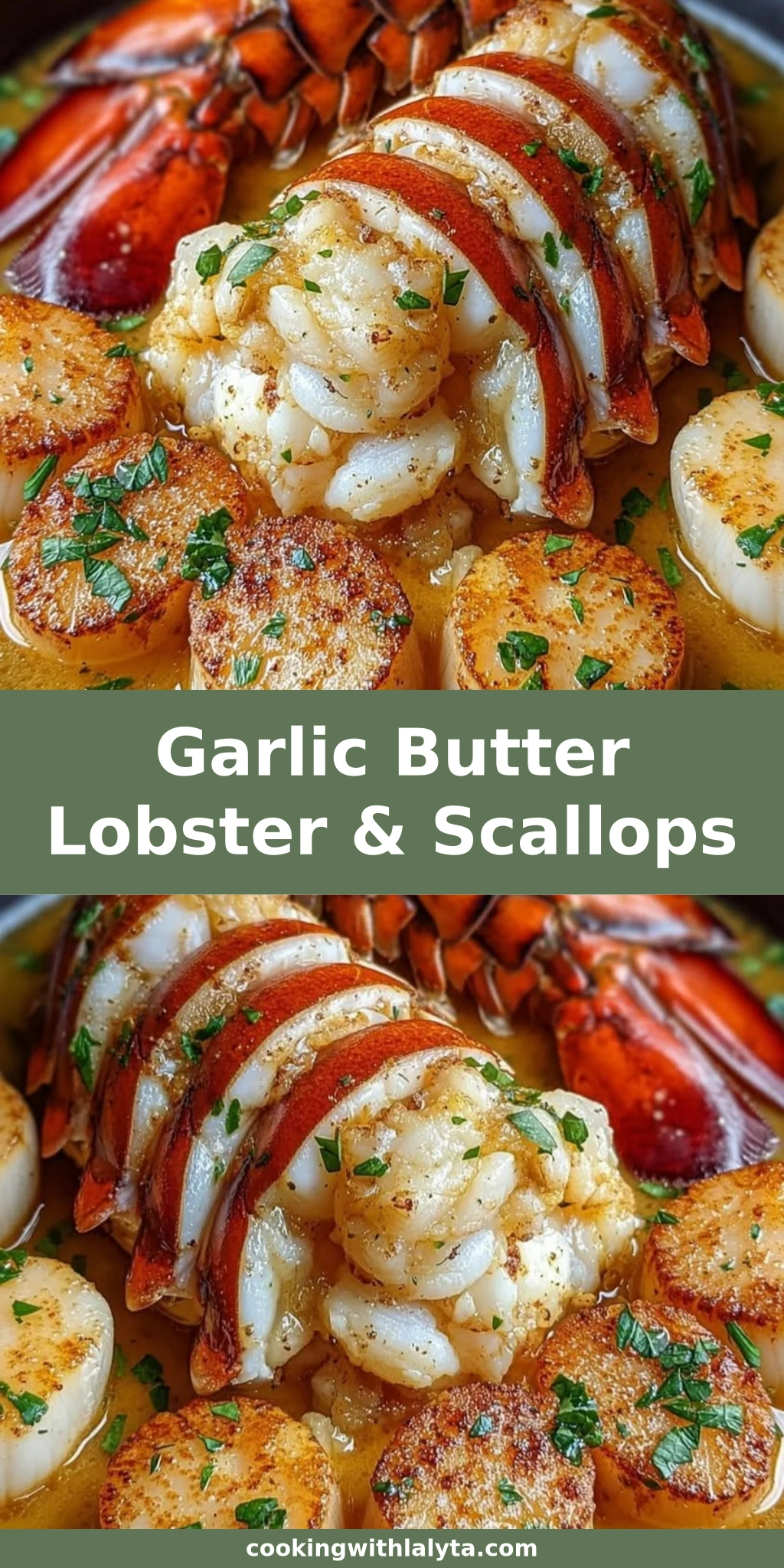Garlic Butter Lobster & Scallops