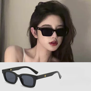 Jojo COCO Kính râm hình bầu dục màu đen thời trang cổ điển Unisex