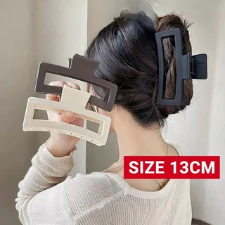 Kẹp tóc càng cua Hàn Quốc cỡ lớn SIZE 13cm nữ đẹp hottrend nhám - Cặp búi tóc dễ thương cào 10 răng, 14 răng