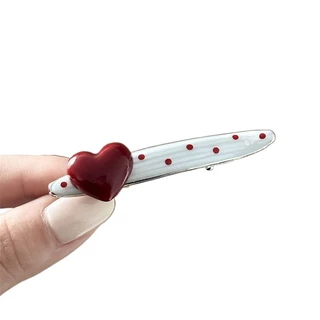 Kẹp Tóc Chấm Bi Đỏ Đa Năng Nổi Bật