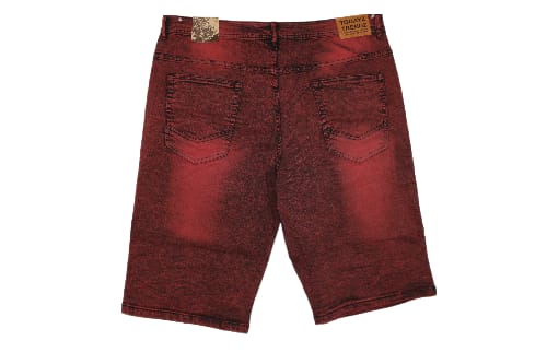 Men's Big and Tall Biker Motto Shorts – Moto Style Urban Streetwear – Sizes 42-50 - Image 5