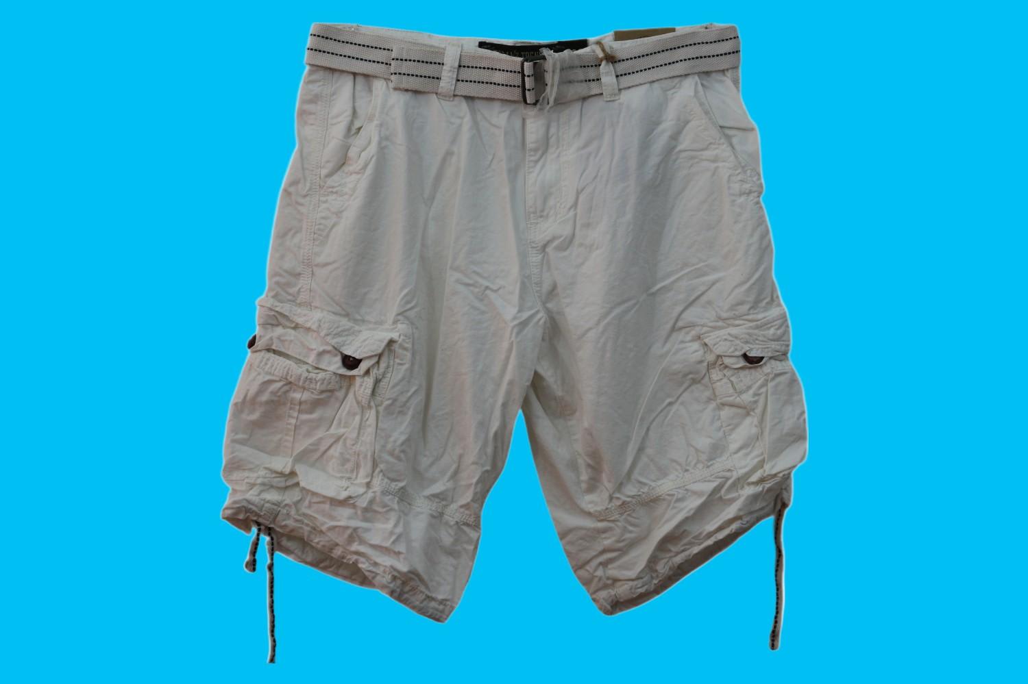 Men’s 06 Pockets Wrinkled Cargo Shorts – Multi-Color Utility Summer Shorts - Image 9