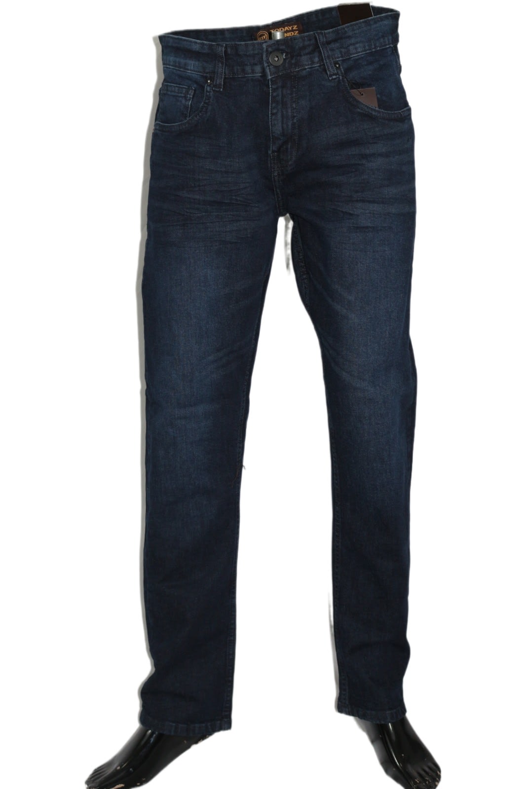 Men’s Slim Fit Stretch Denim Jeans – Black, Ice Blue, Dark Blue & Gray - Image 4