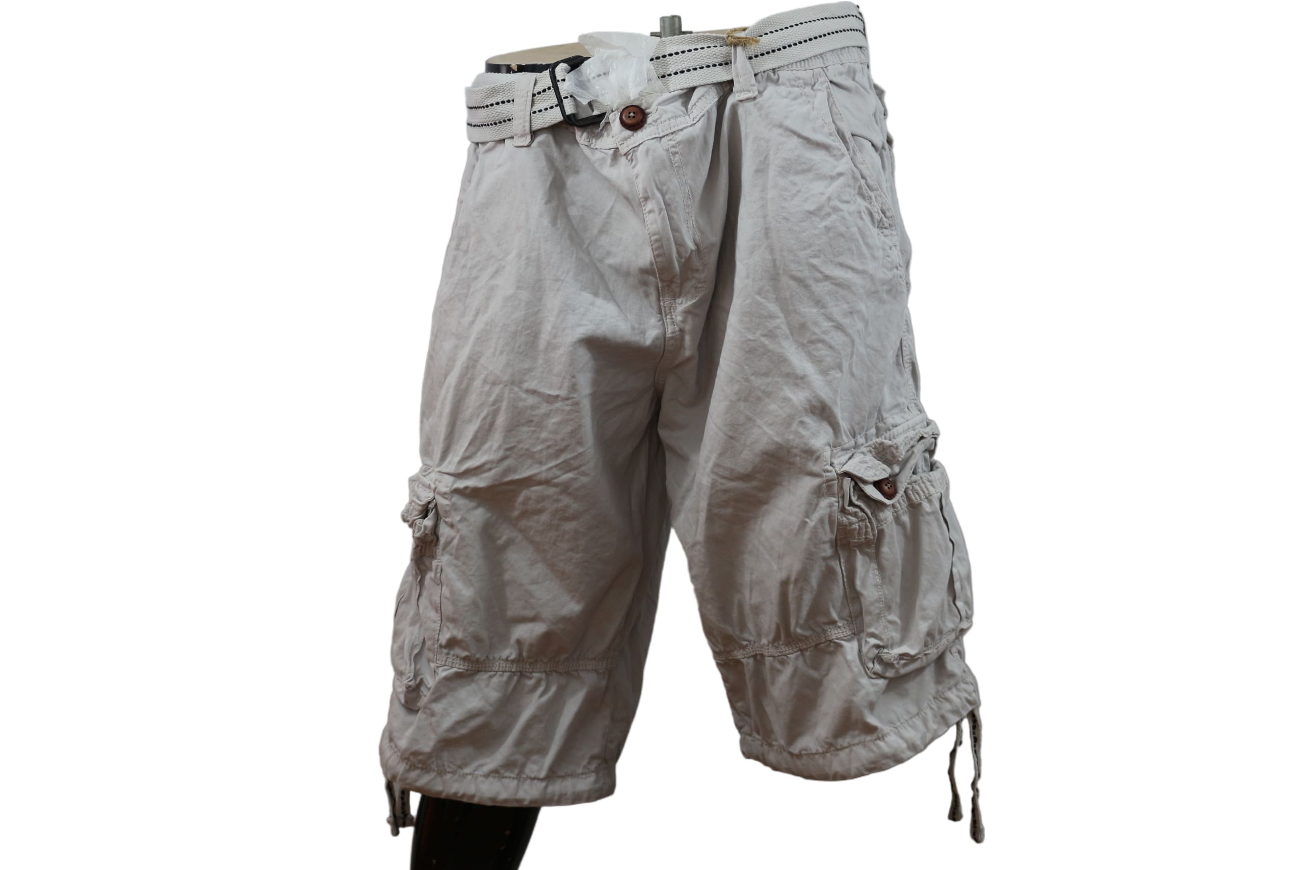 Men’s 06 Pockets Wrinkled Cargo Shorts – Multi-Color Utility Summer Shorts - Image 5