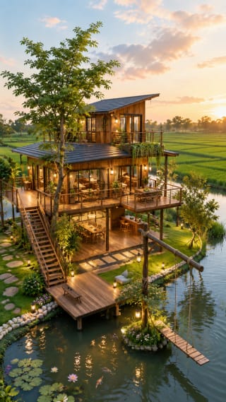 Tranquil Riverside Retreat