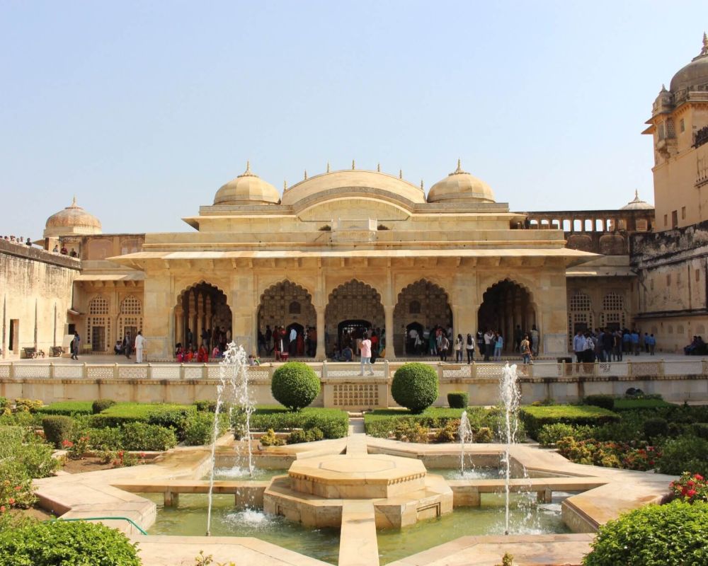 Sheesh Mahal mirror palace inside Amber Fort Jaipur