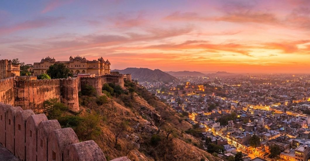 Nahargarh Fort Jaipur - Madhavendra Bhawan nine identical queen apartments
