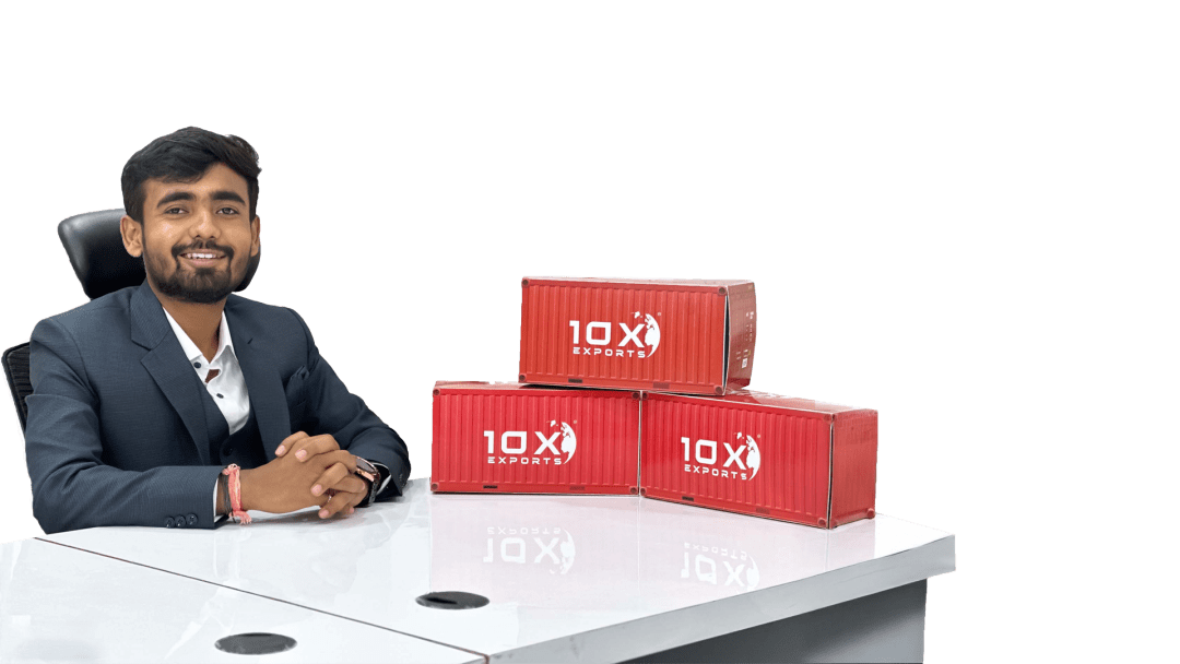 10X Exports Founder at Desk