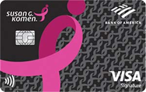 Susan G. Komen® Customized Cash Rewards Visa®