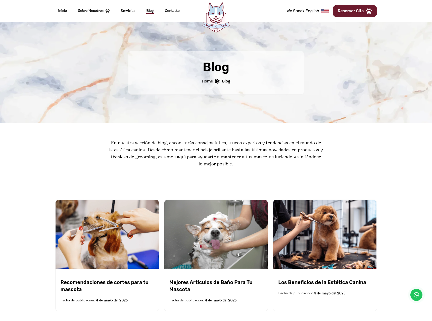 Blog de Pet Club VIP