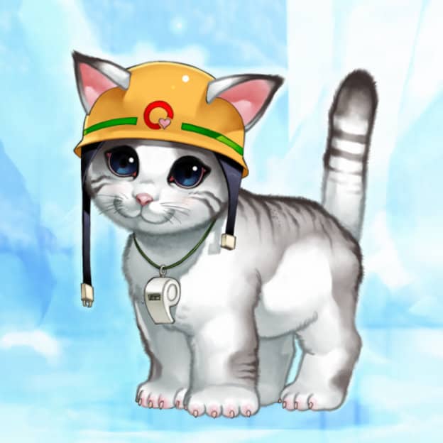 Rescue Cat card artwork