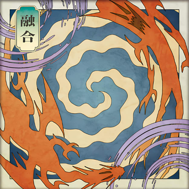 Polymerization card artwork