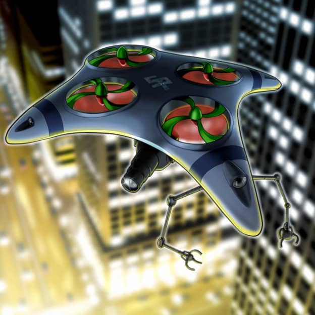 SPYRAL GEAR - Drone card artwork