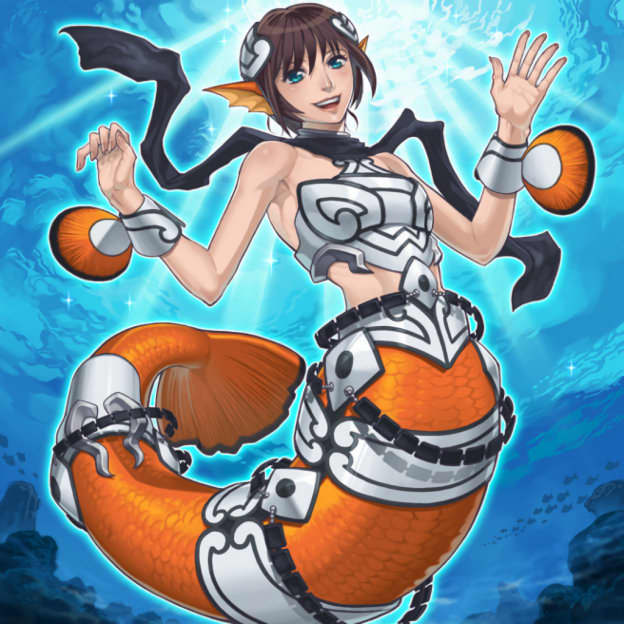 Mermail Abyssgunde card artwork