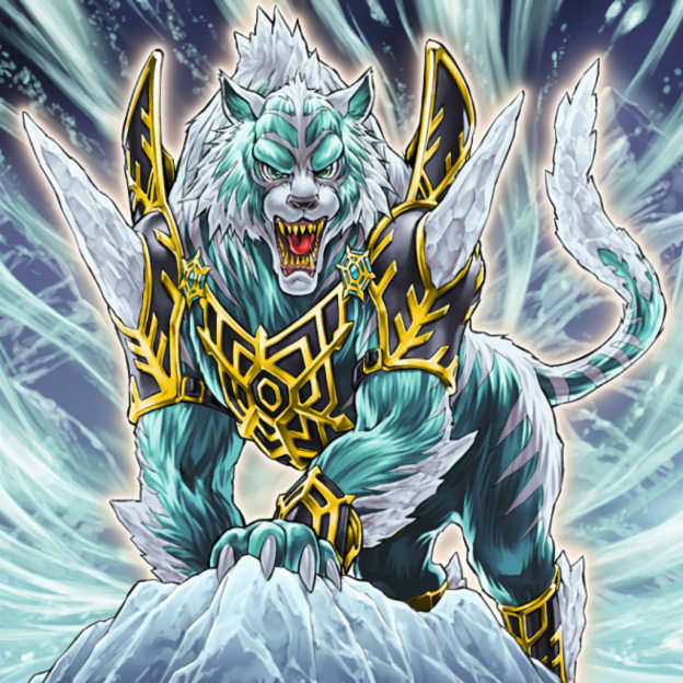 Dewloren, Tiger King of the Ice Barrier card artwork
