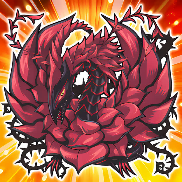 Black Rose Dragon card artwork