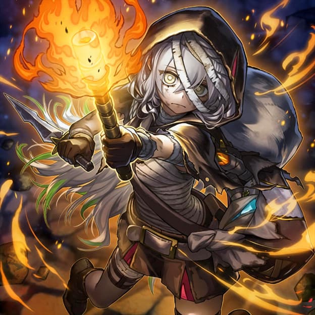 Bonfire card artwork