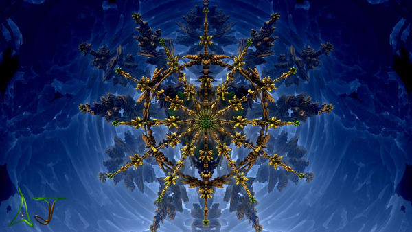 JEWEL - Fractal art made using Mandelbulb3D