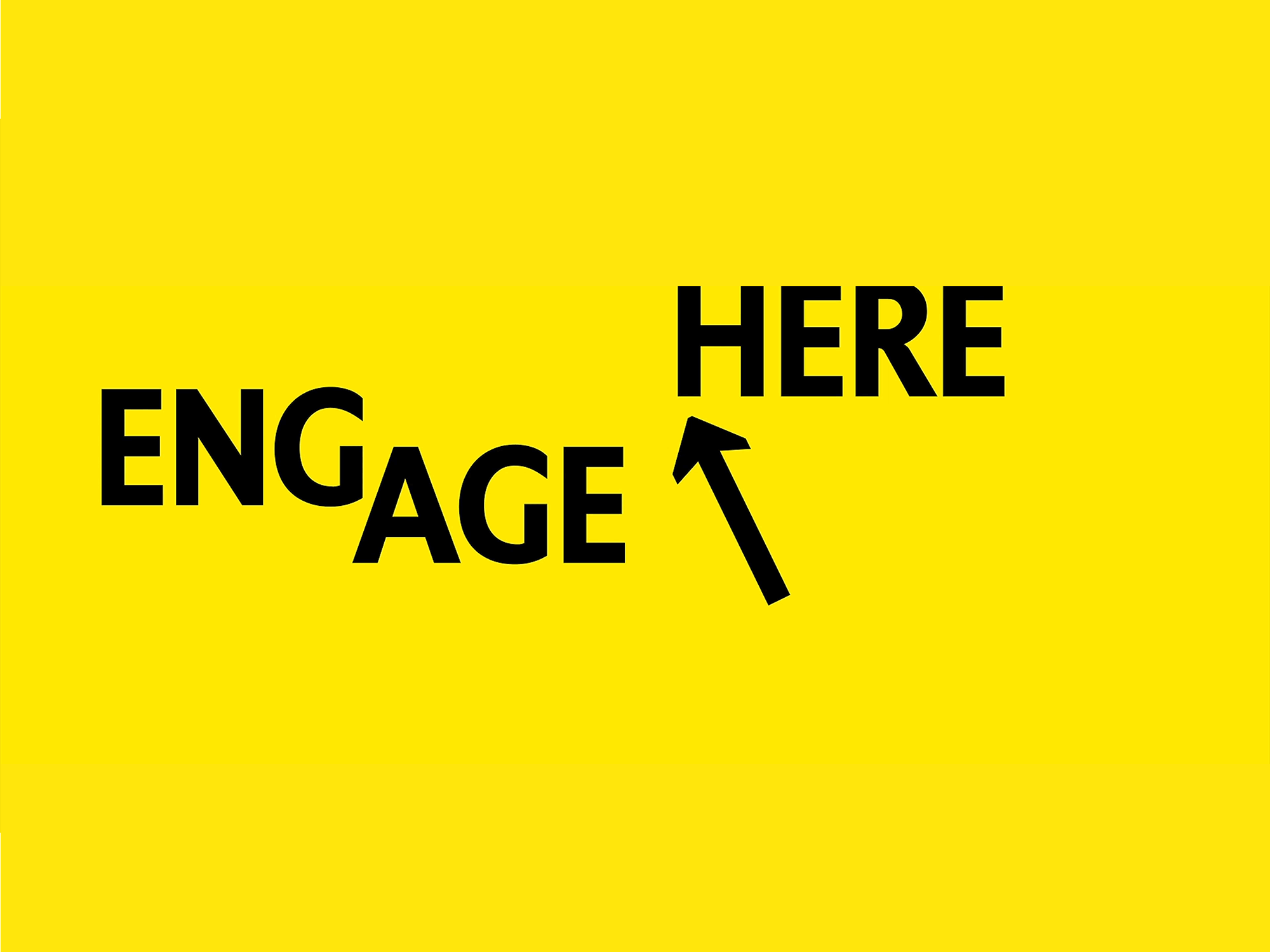 Engage hereMoving logotype