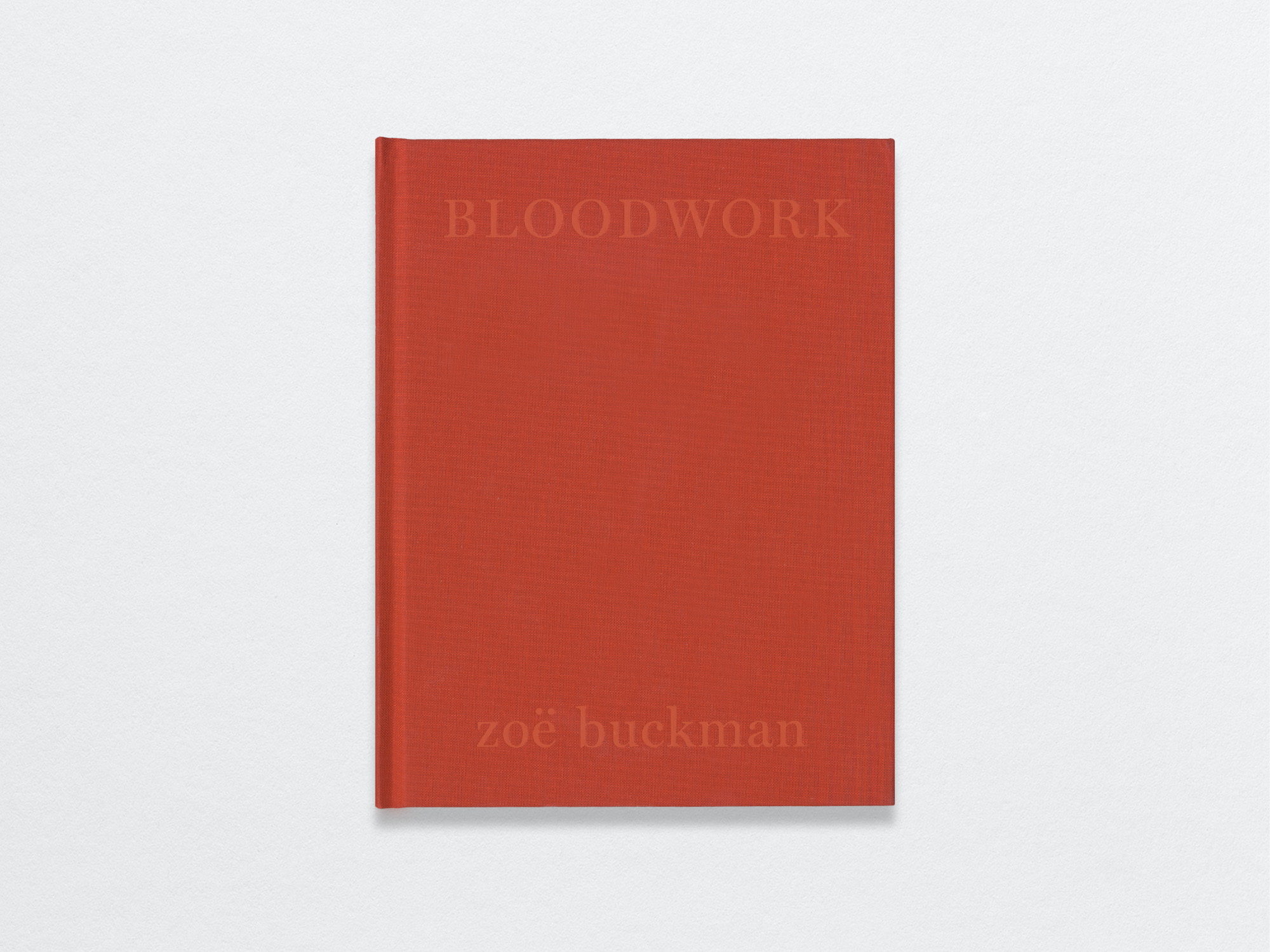 Red book cover with red typography