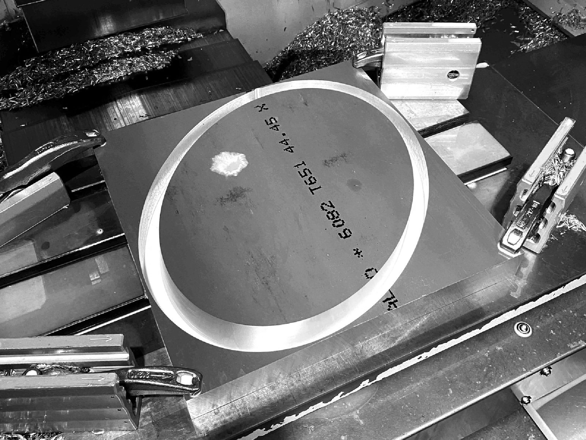 Metal-working images from a workshop