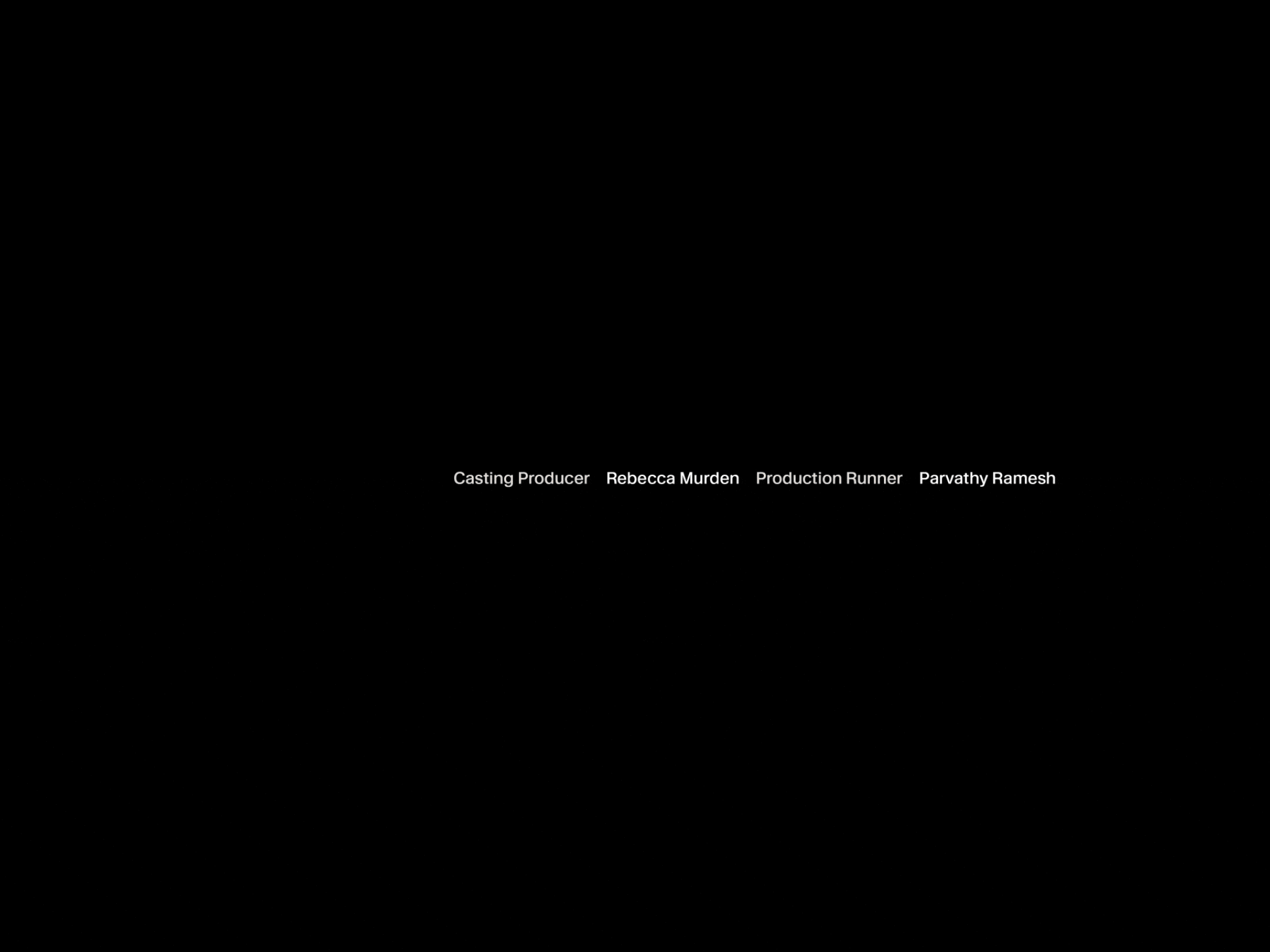 I Need to Tell you Something end credits